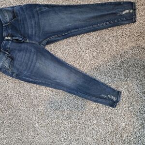 SHEIN Blue Slim Fit Jeans with Natural Fading